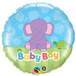 Baby Boy Elephant 18" Pkt If