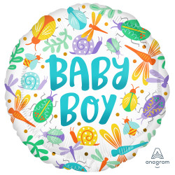 Baby Boy Watercolour Standard S40 Pkt