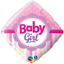 Baby Girl Dots & Stripes 18" Pkt If