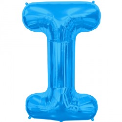 Blue Letter I Shape 16" Pkt