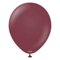 Burgundy 12" Standard Pastel Kalisan 100ct