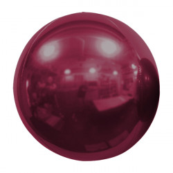 Burgundy 61cm/24" Mirror Globe Foil Balloon