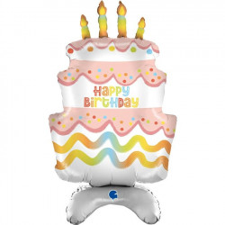 Cake Air-filled Standups 38" Grabo Shape D4 Pkt