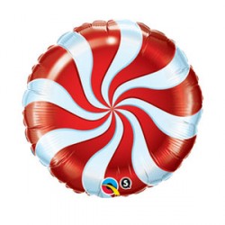 Candy Swirl Red 9" Flat Hi