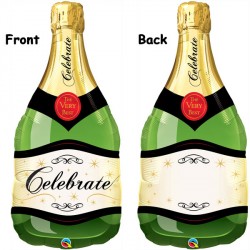 Celebrate Bubbly Wine Bottle 39" Shape Group B Pkt Yte