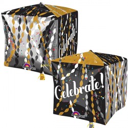 Celebrate Streamers Cubez G20 Pkt (15" X 15")