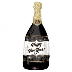 Champagne New Year Shape P30 Pkt (14" X 36")