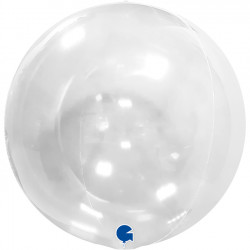 Clear Transparent Globe 15" Grabo Shape Pkt