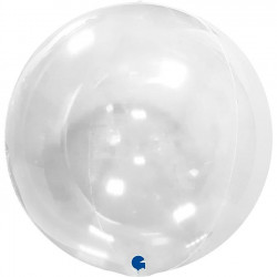 Clear Transparent Globe 19" Grabo Shape Pkt (no Valve)