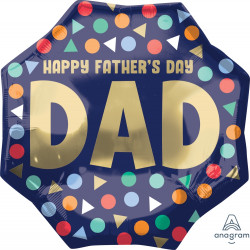 Dad Happy Father's Day Jumbo P32 Pkt (28" X 28")