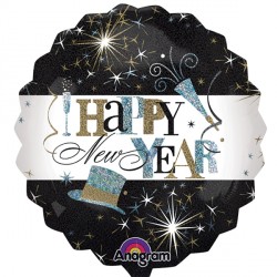 Elegant Celebration New Year Jumbo P33 Pkt (28" X 28")