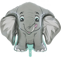 Elephant Grey Shape Grabo Flat