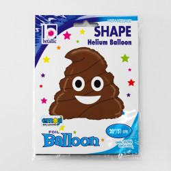 Emoji Poo Grabo Shape 20" Pkt