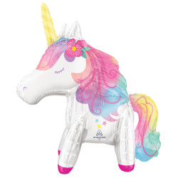 Enchanted Unicorn Multi Balloon A75 Pkt (22" X 25")