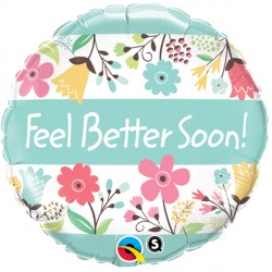 Feel Better Soon! Floral 18" Pkt If