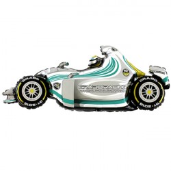 Formula 1 Car Grey Shape Grabo Flat