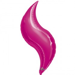 Fuchsia Curves 42" D29 Flat (3ct)