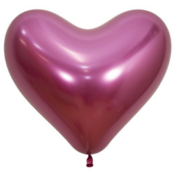 Fuchsia Heart 912 14" Sempertex Reflex (50ct)