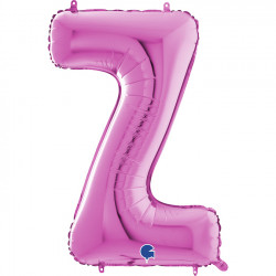 Fuchsia Letter Z Shape 26" Pkt