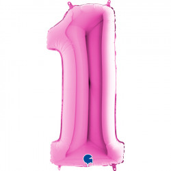 Fuchsia Number 1 Shape 40" Pkt