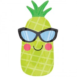 Fun In The Sun Pineapple Junior Shape Standard S40 Pkt (12" X 26")