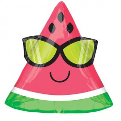 Fun In The Sun Watermelon Junior Shape Standard S40 Pkt (18" X 17")