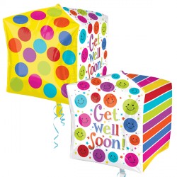 Get Well Soon Cubez G20 Pkt (15" X 15")