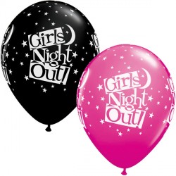 Girls Night Out Stars 11" Wild Berry & Onyx Black (25ct) Ygx