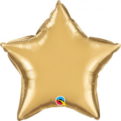 Gold Chrome Star 20" Flat Q Hk