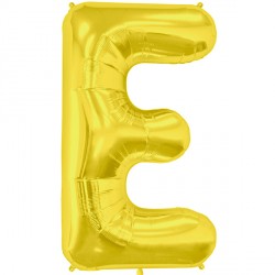 Gold Letter E Shape 16" Pkt