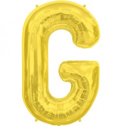 Gold Letter G Shape 16" Pkt