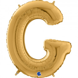 Gold Letter G Shape 26" Pkt