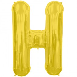 Gold Letter H Shape 16" Pkt