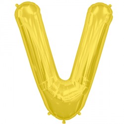 Gold Letter V Shape 16" Pkt