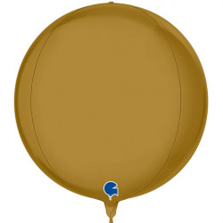 Gold Satin Globe 15" Pkt