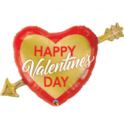 Golden Arrow Valentines 39" Shape Group D Pkt Ymf