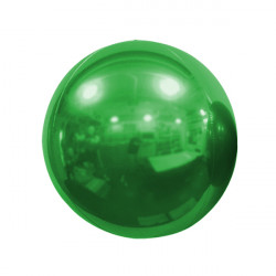 Green 40cm/16" Mirror Globe Foil Balloon