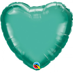 Green Chrome Heart 18" Flat Q Hj
