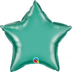 Green Chrome Star 20" Flat Q Hk