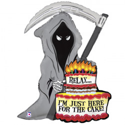 Grim Reaper Cake 35" Shape D Pkt