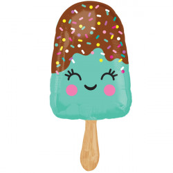 Happy Ice Cream Bar Shape P30 Pkt (17" X 35")