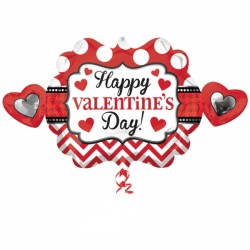 Heart Marquee Happy Valentine's Day Shape P35 Pkt