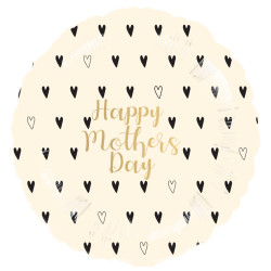 Heart Pattern Happy Mother's Day Standard S40 Pkt