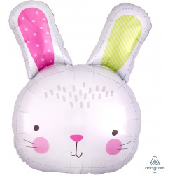 Hello Bunny Head Shape P35 Pkt (24" X 28")