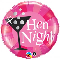 Hen Night Pink 18" Pkt If