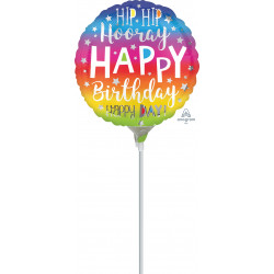 Hip Hip Hooray Birthday 9" A15 Flat