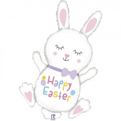 Hopping Easter Bunny 38" Shape G Pkt