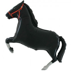 Horse Black Shape Grabo Flat