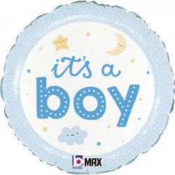 It's A Boy Onesie Grabo 18" Pkt