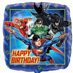 Justice League Happy Birthday Standard S60 Pkt